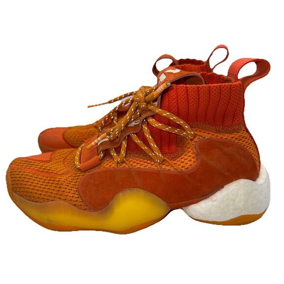 Adidas Pharrell Williams x Crazy BYW X EG7728 Orange Basketball Men’s Size 5.5 - Picture 1 of 5